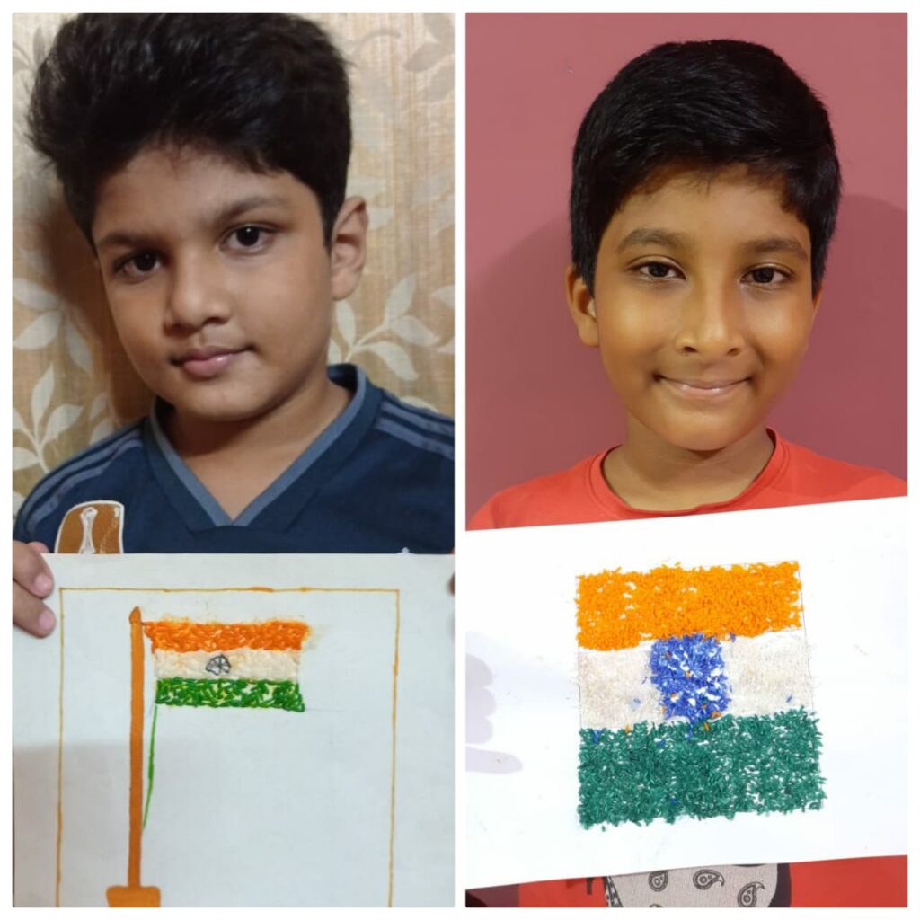 India flag drawing | How to draw Independence day for school competition |  Flog drawing for kids - YouTube